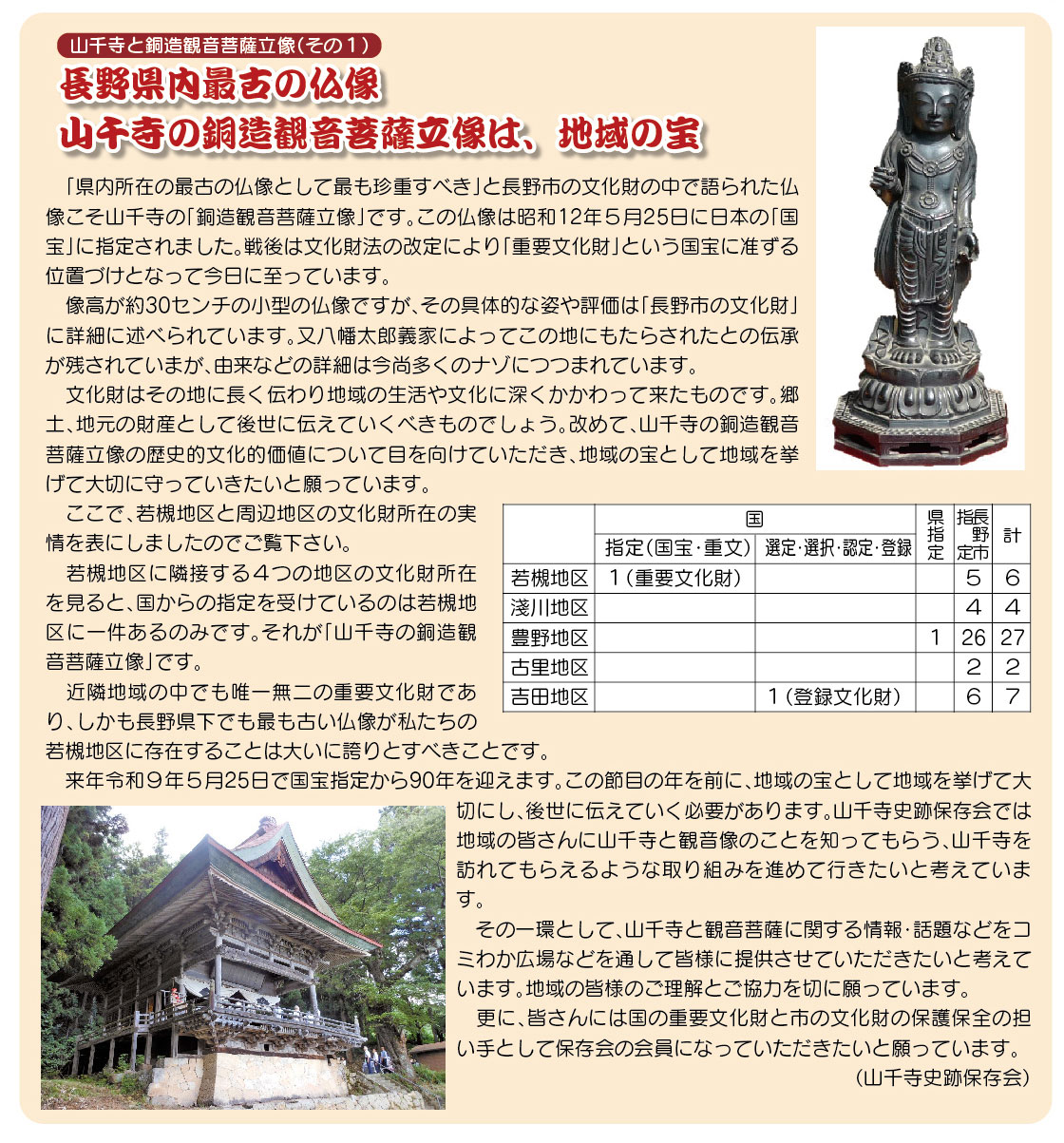 山千寺史跡保存会