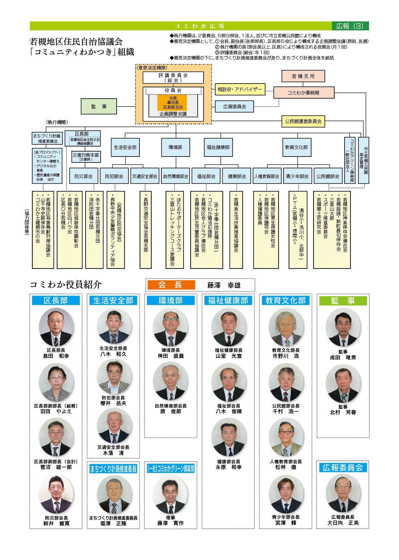 「コミわか広場」第188号(令和7年5月15日発行)掲載